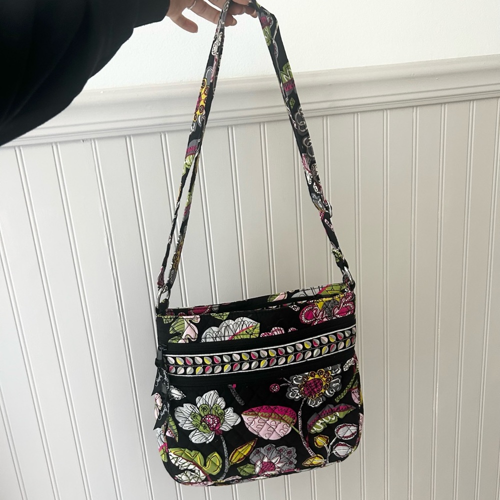 Vera Bradley Moon Blooms Crossbody Messenger Bag